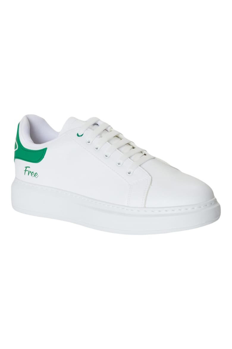 AC&Co Pantofi sport low-top de piele ecologica cu garnitura contrastanta pe spate - Pled.ro