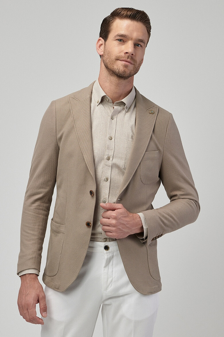 AC&Co Sacou slim fit cu buzunare aplicate - Pled.ro