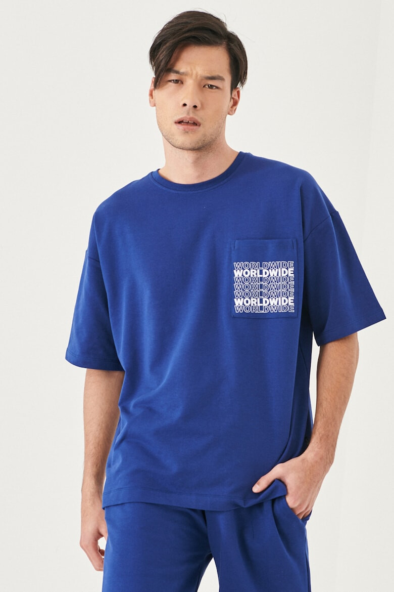 AC&Co Set de tricou din jerseu si bermude- 2 piese - Pled.ro