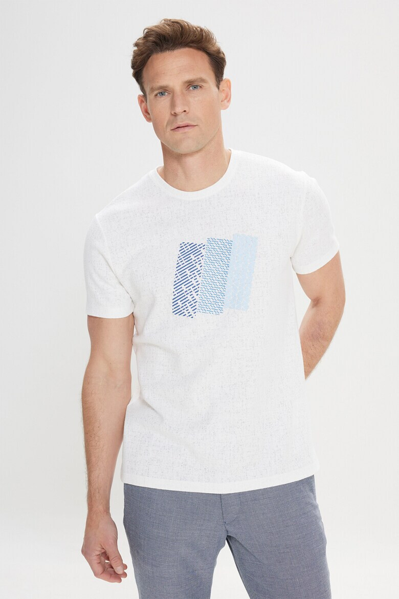 AC&Co Tricou cu imprimeu geometric - Pled.ro