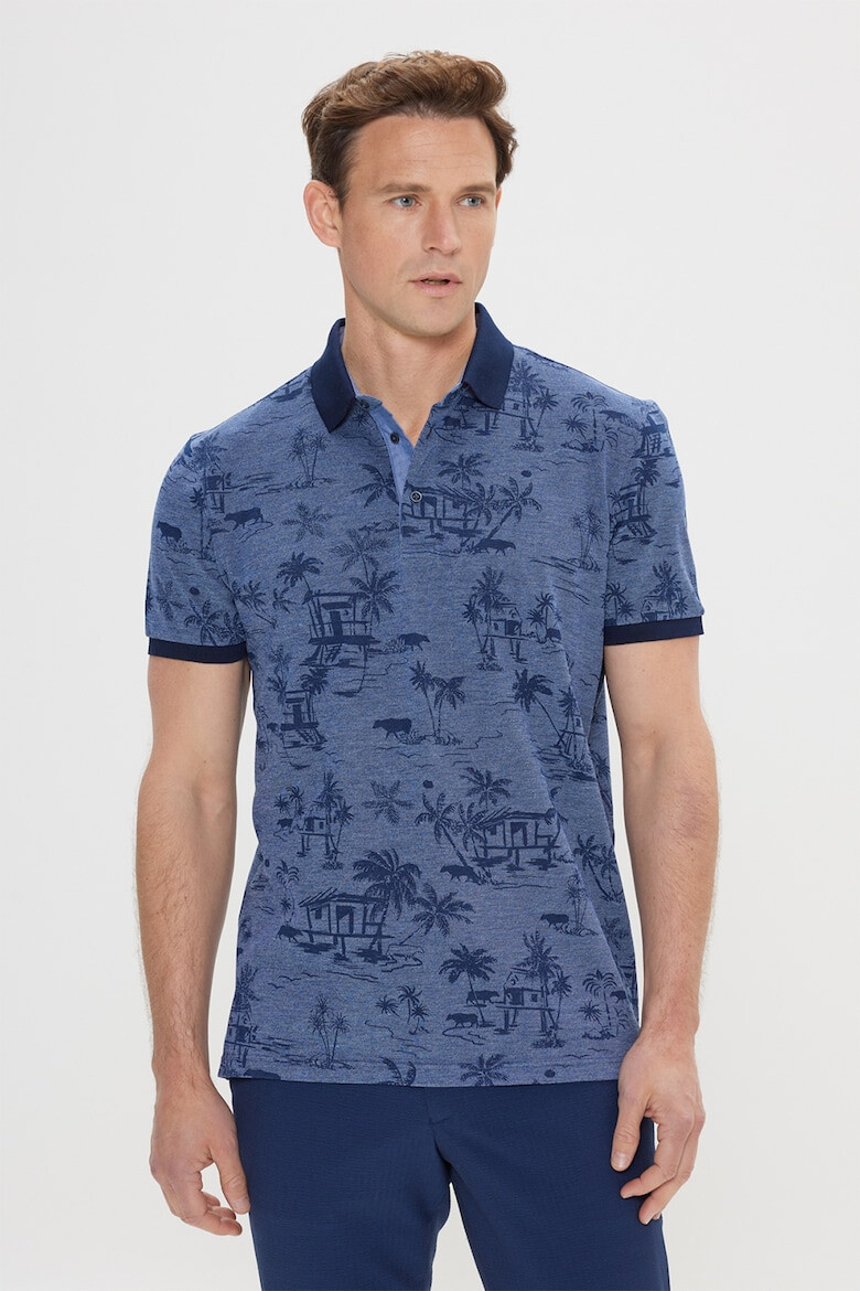 AC&Co Tricou cu imprimeu tropical - Pled.ro