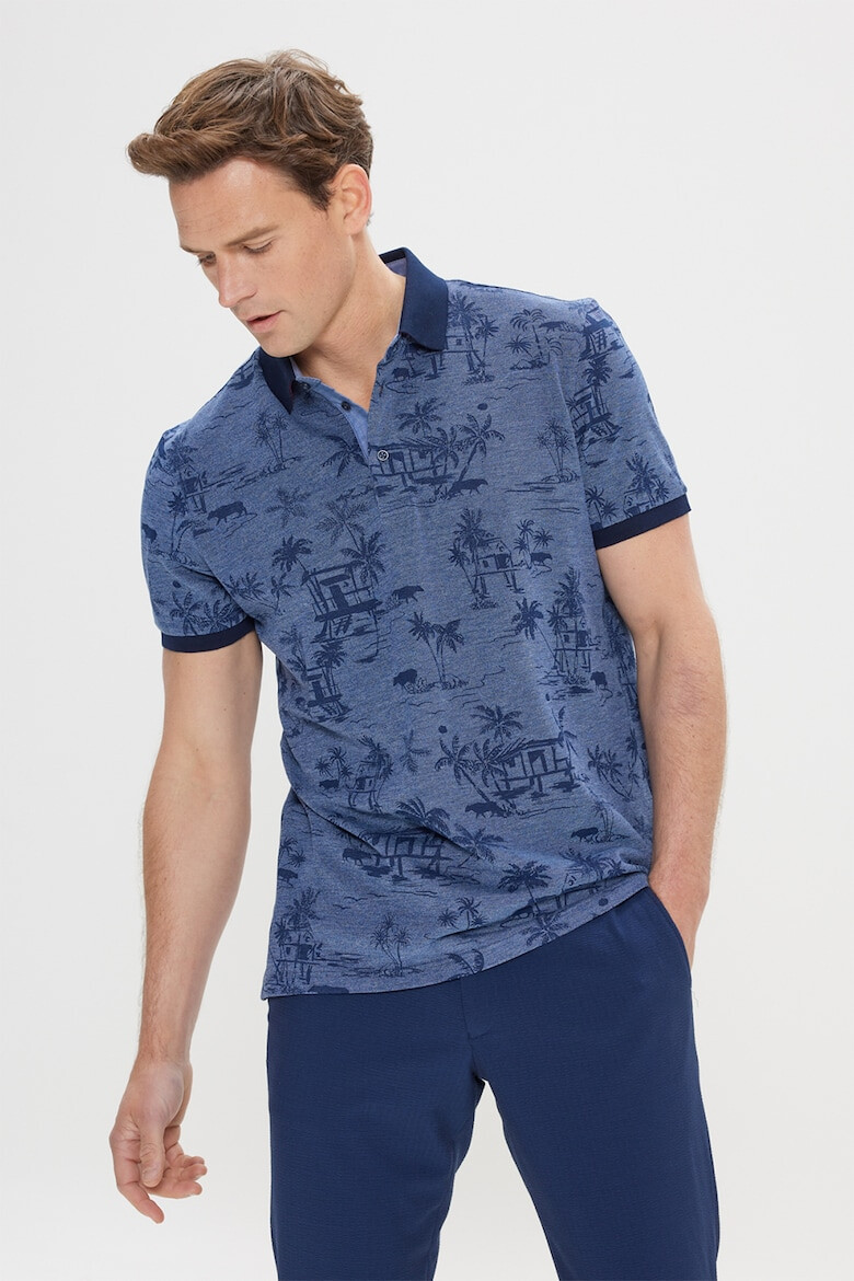 AC&Co Tricou cu imprimeu tropical - Pled.ro