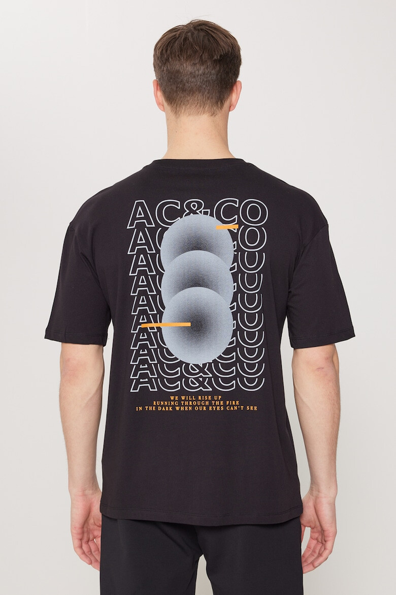 AC&Co Tricou de bumbac cu logo - Pled.ro