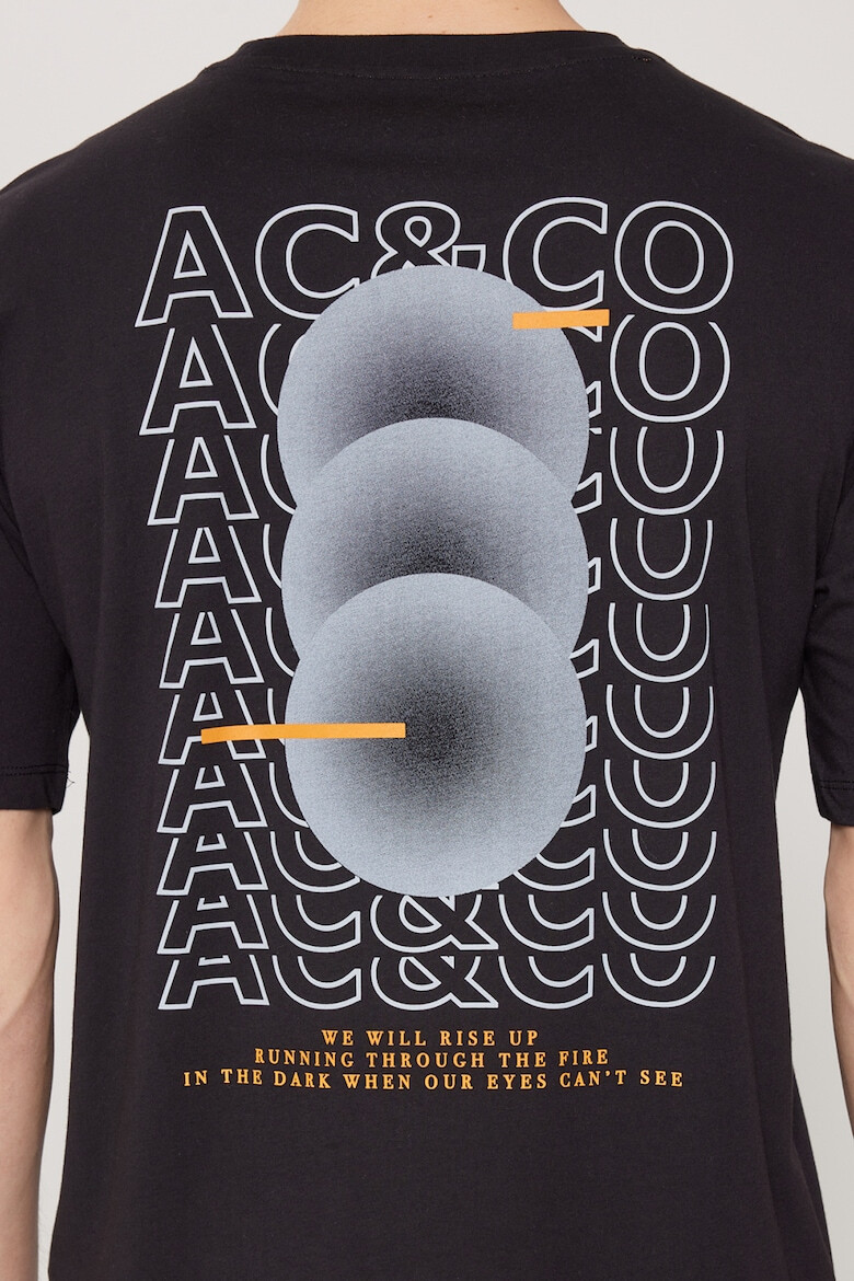 AC&Co Tricou de bumbac cu logo - Pled.ro