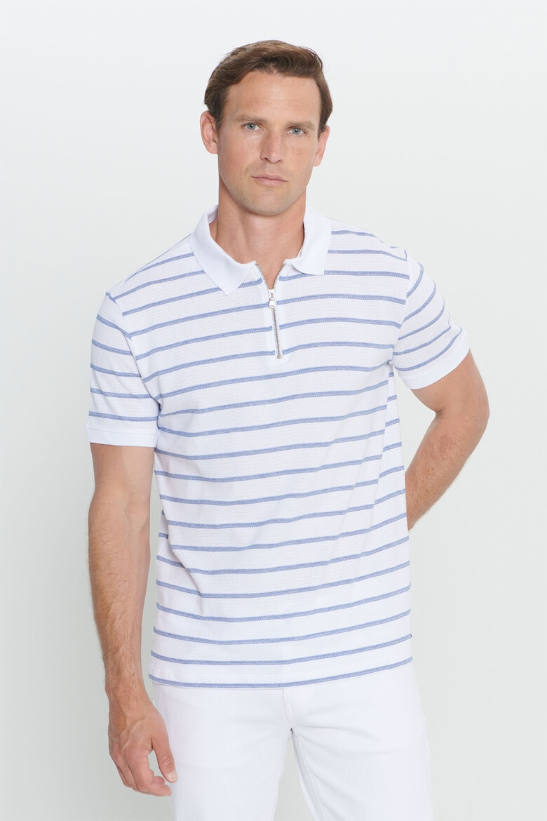 AC&Co Tricou polo cu dungi - Pled.ro