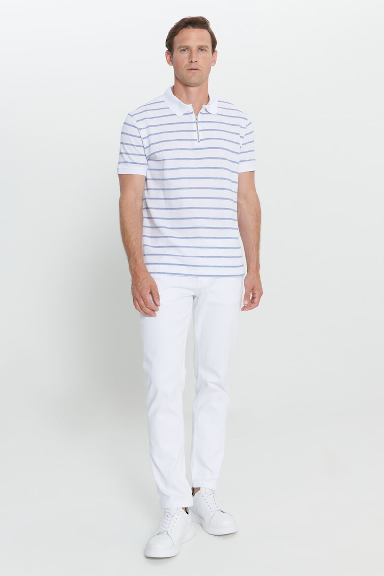 AC&Co Tricou polo cu dungi - Pled.ro