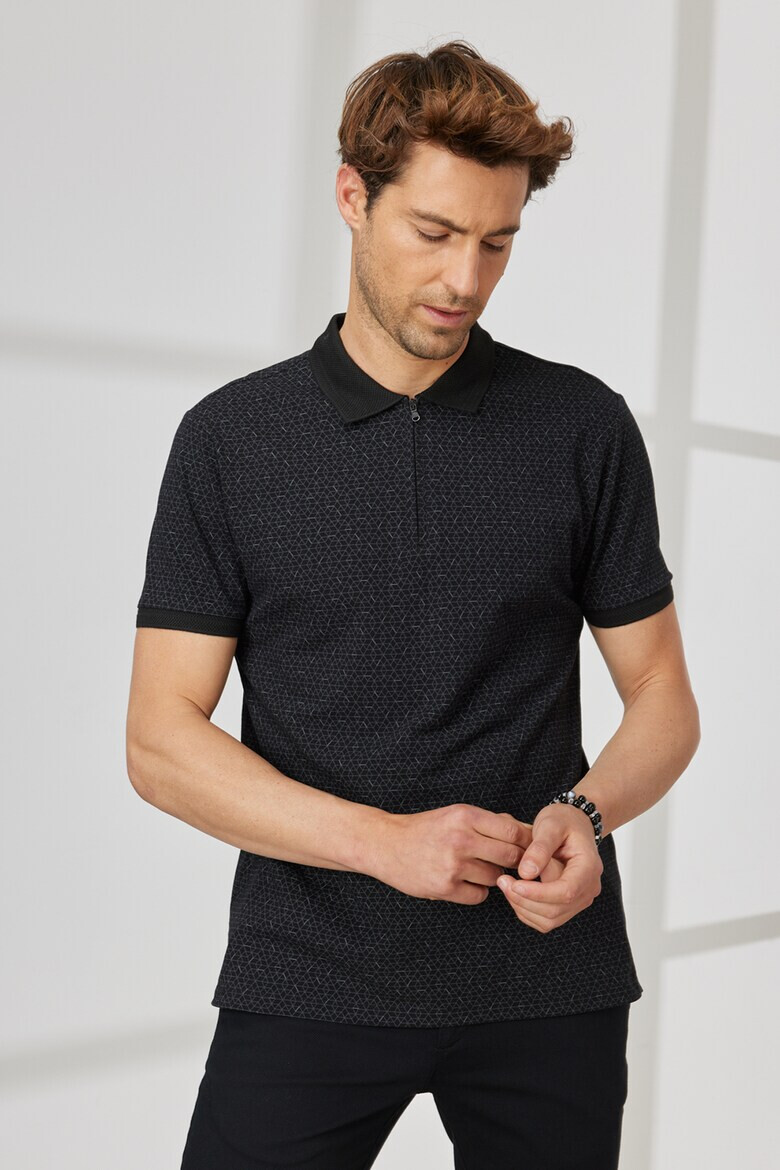 AC&Co Tricou polo cu imprimeu grafic - Pled.ro