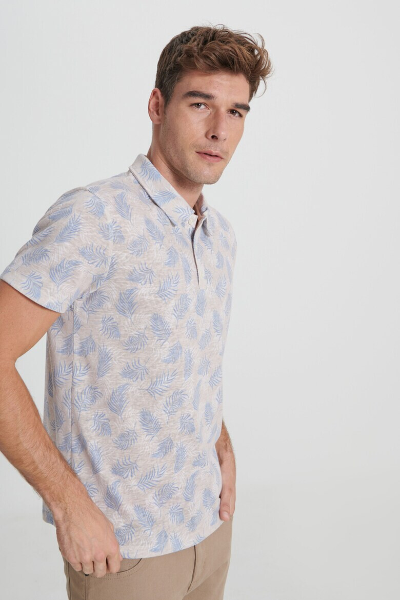 AC&Co Tricou polo cu model tropical - Pled.ro