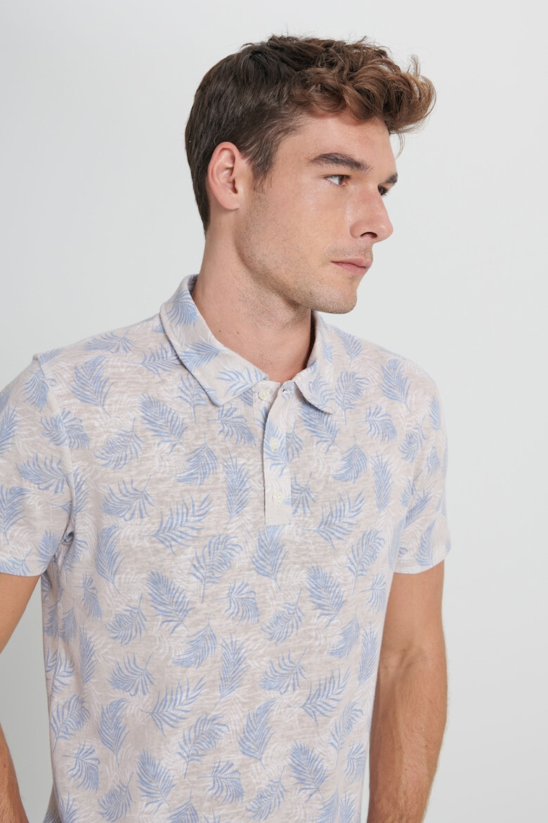 AC&Co Tricou polo cu model tropical - Pled.ro