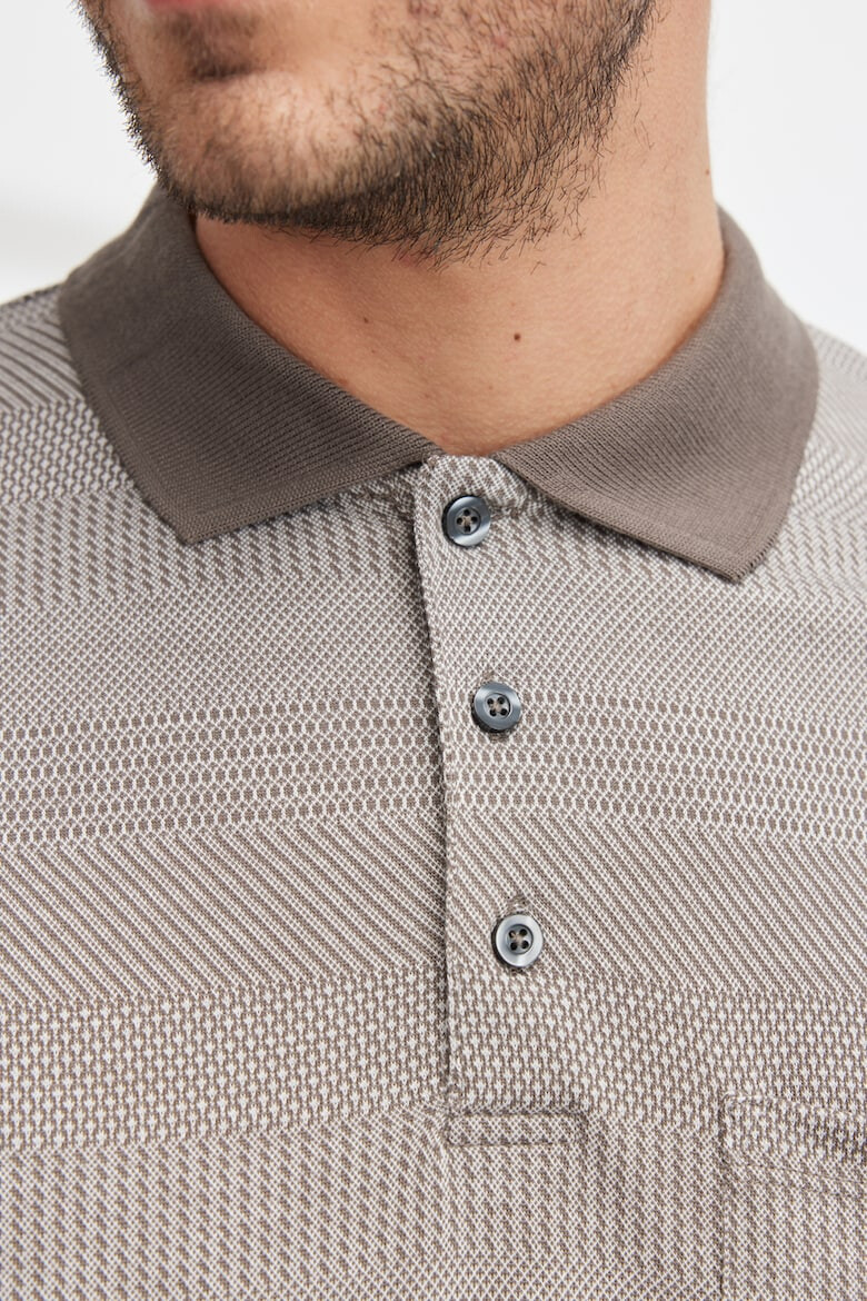 AC&Co Tricou polo cu terminatii contrastante - Pled.ro