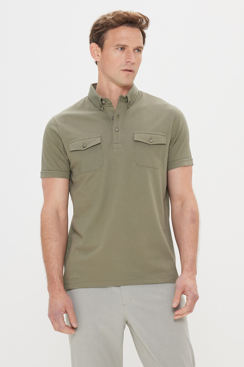 AC&Co Tricou polo de bumbac - Pled.ro