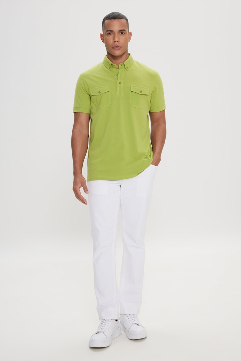 AC&Co Tricou polo de bumbac - Pled.ro