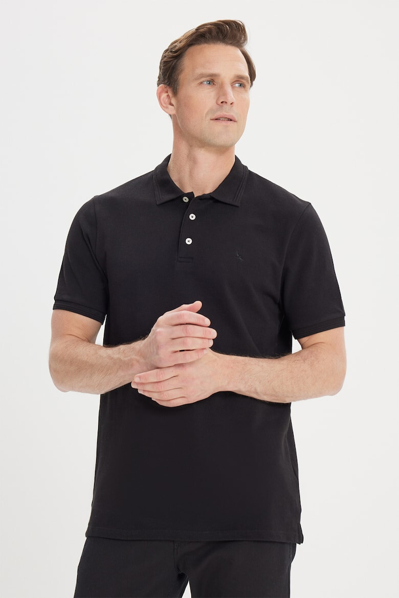 AC&Co Tricou polo de bumbac - Pled.ro