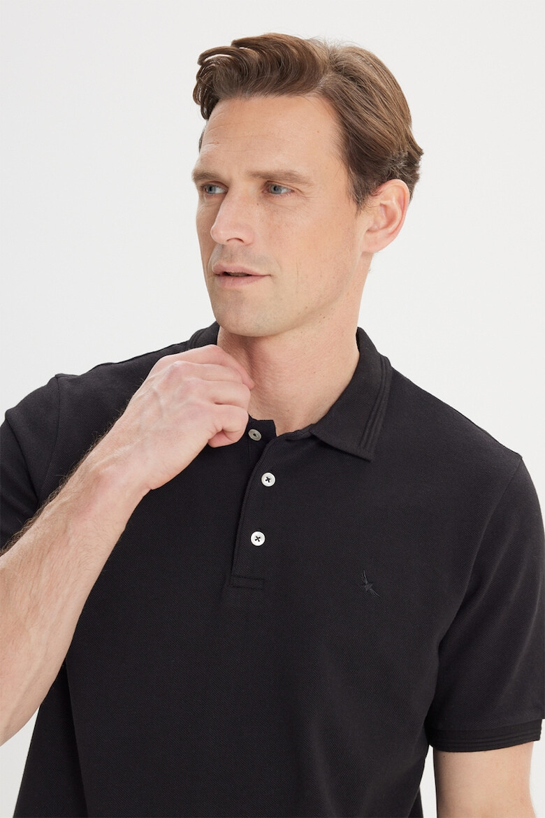 AC&Co Tricou polo de bumbac - Pled.ro