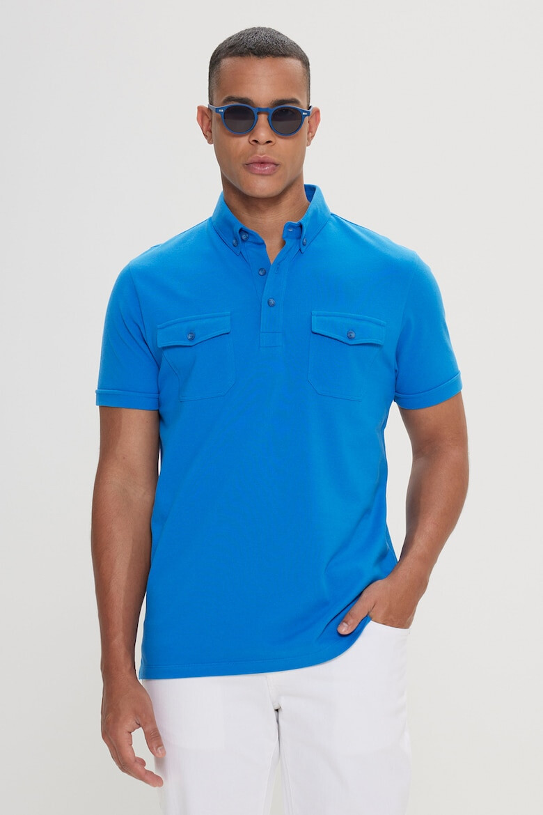 AC&Co Tricou polo de bumbac - Pled.ro