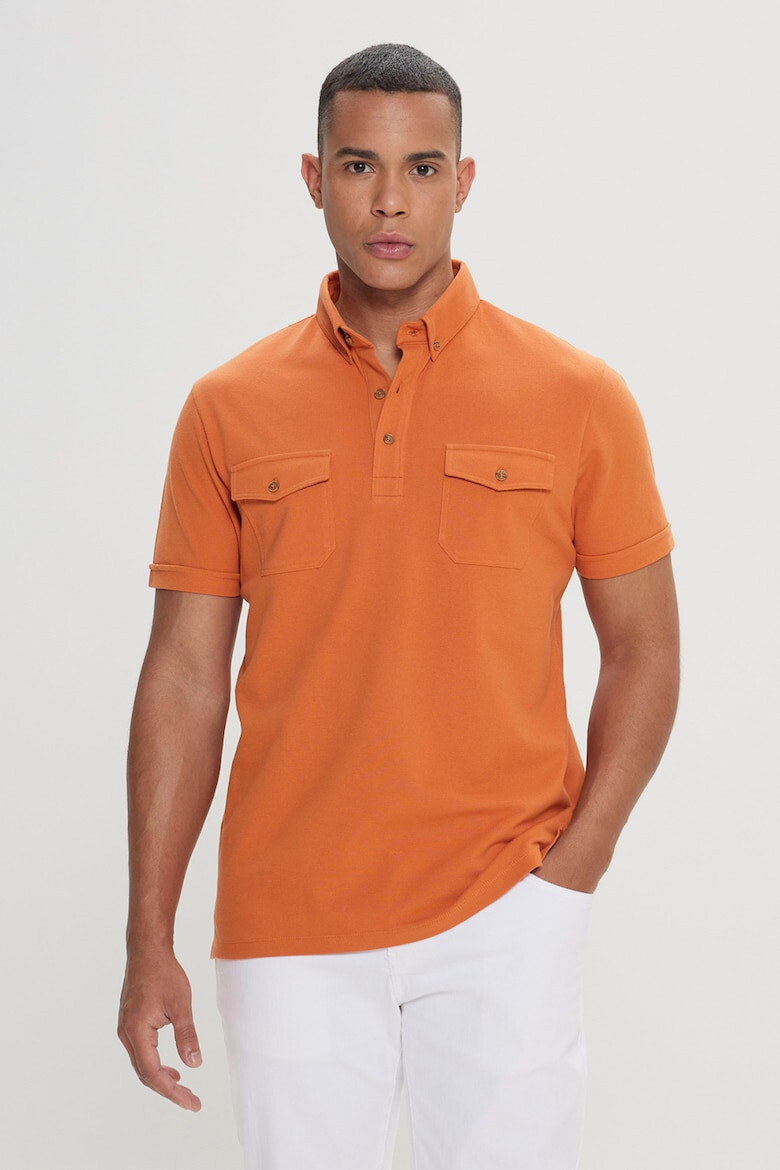 AC&Co Tricou polo de bumbac - Pled.ro