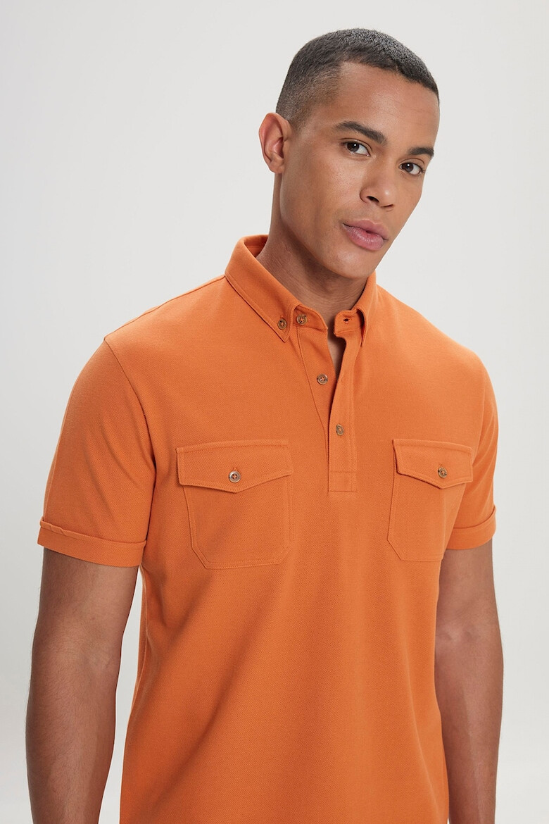 AC&Co Tricou polo de bumbac - Pled.ro