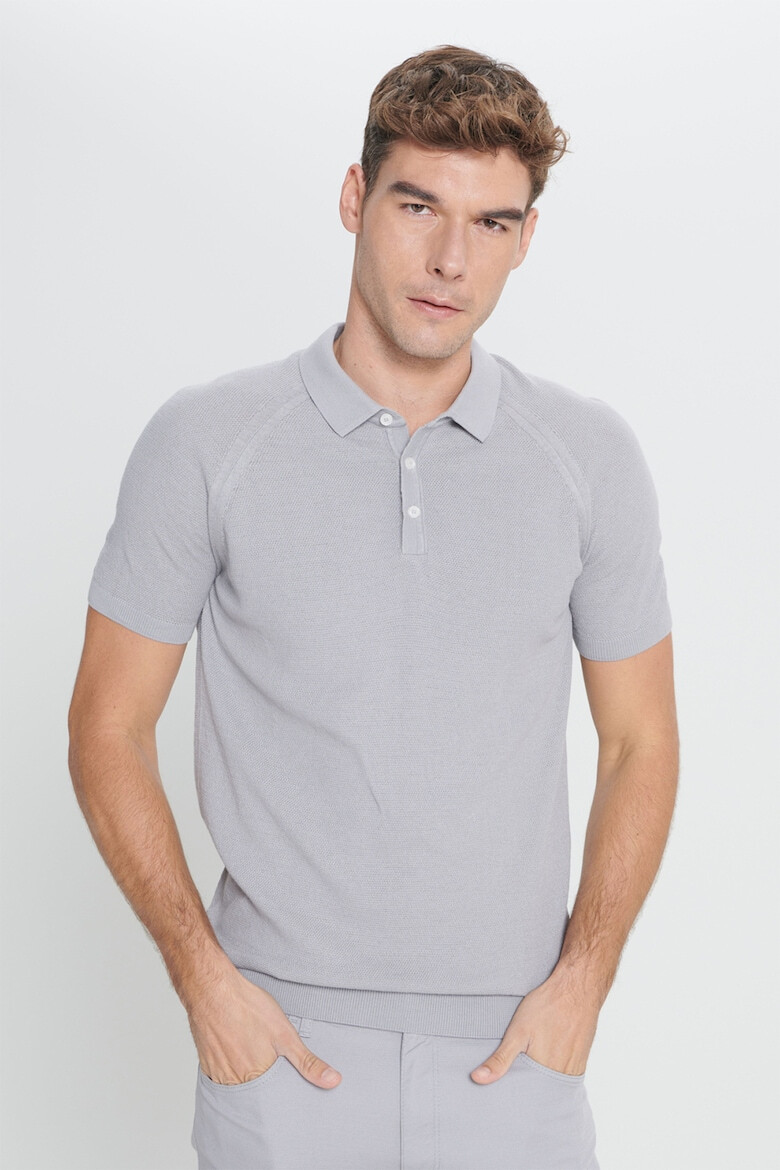 AC&Co Tricou polo de bumbac - Pled.ro