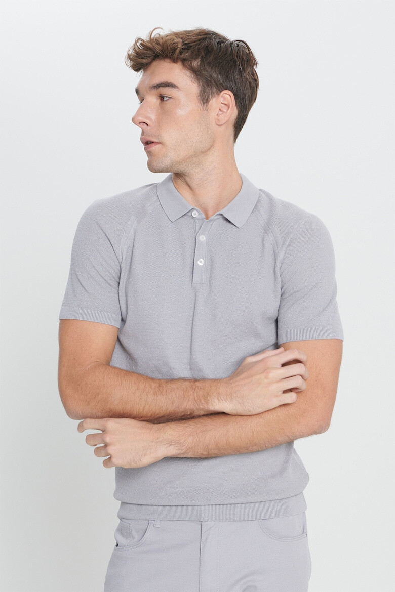 AC&Co Tricou polo de bumbac - Pled.ro