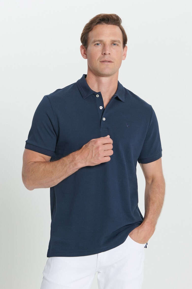 AC&Co Tricou polo de bumbac - Pled.ro