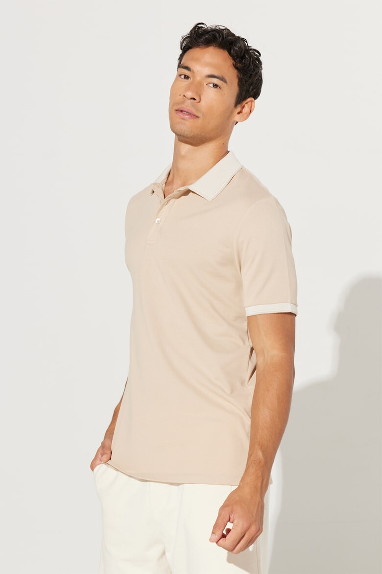 AC&Co Tricou polo din amestec de bumbac - Pled.ro