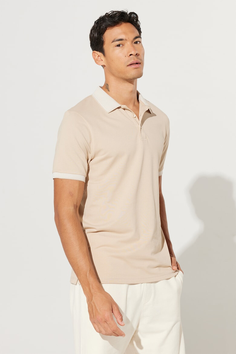 AC&Co Tricou polo din amestec de bumbac - Pled.ro