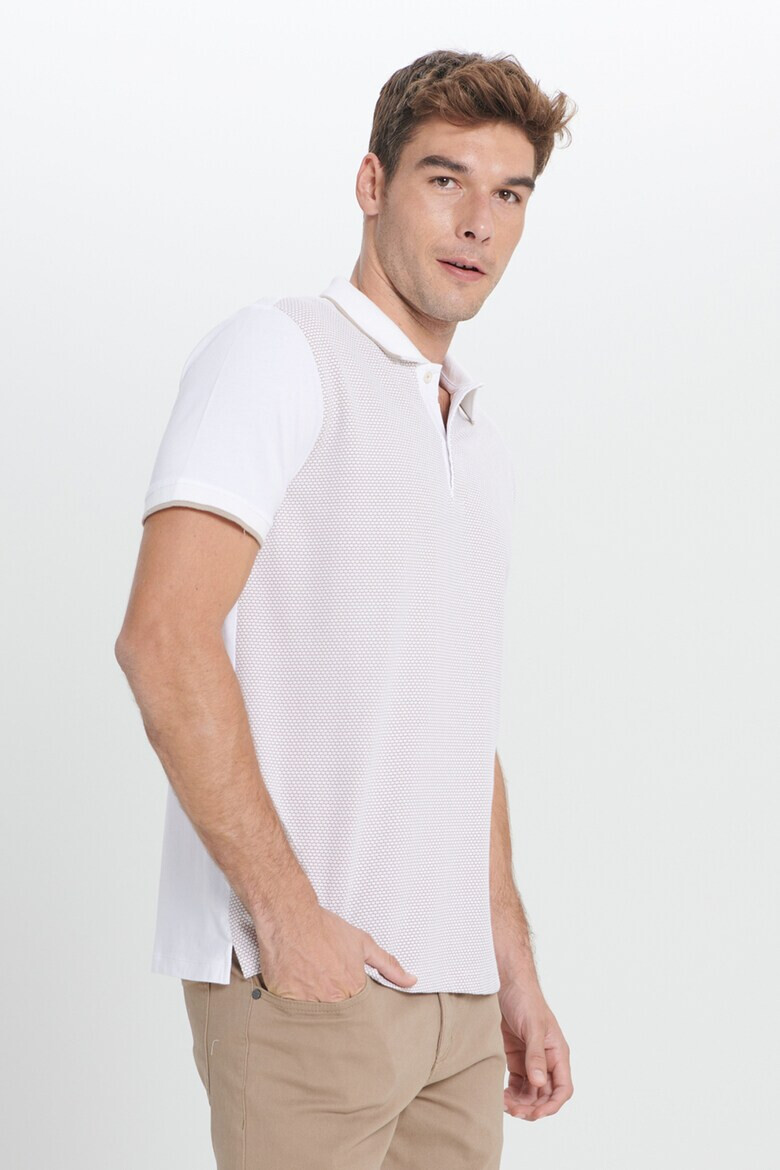 AC&Co Tricou polo din amestec de modal - Pled.ro