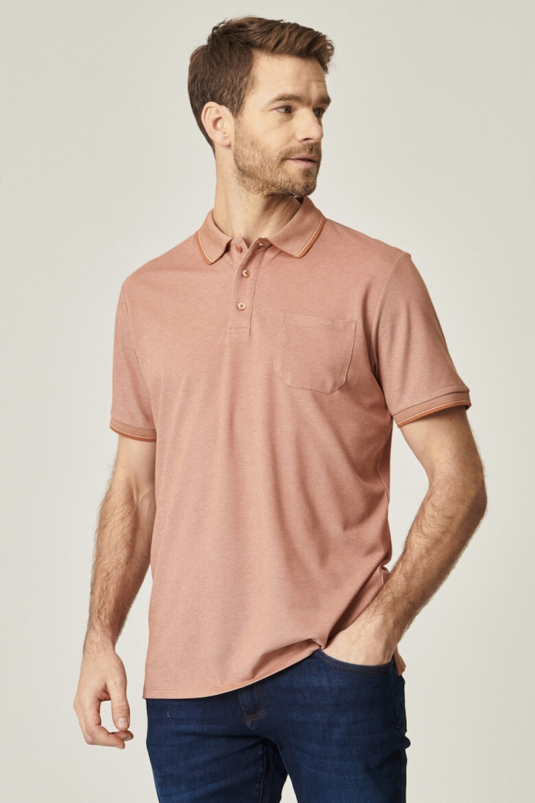 AC&Co Tricou polo regular fit cu buzunar pe piept - Pled.ro