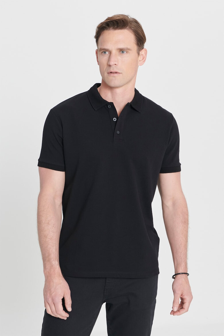 AC&Co Tricou polo slim fit de bumbac - Pled.ro