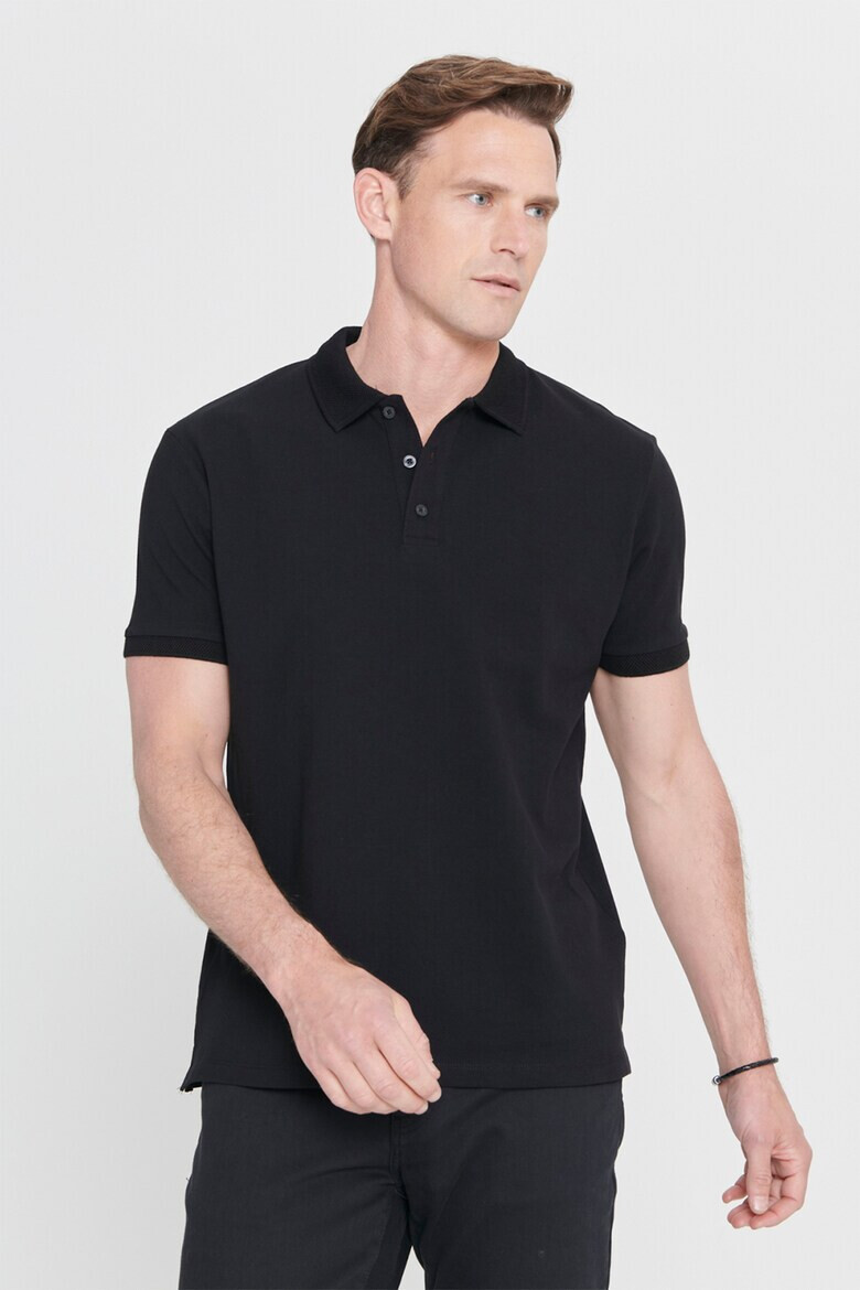 AC&Co Tricou polo slim fit de bumbac - Pled.ro