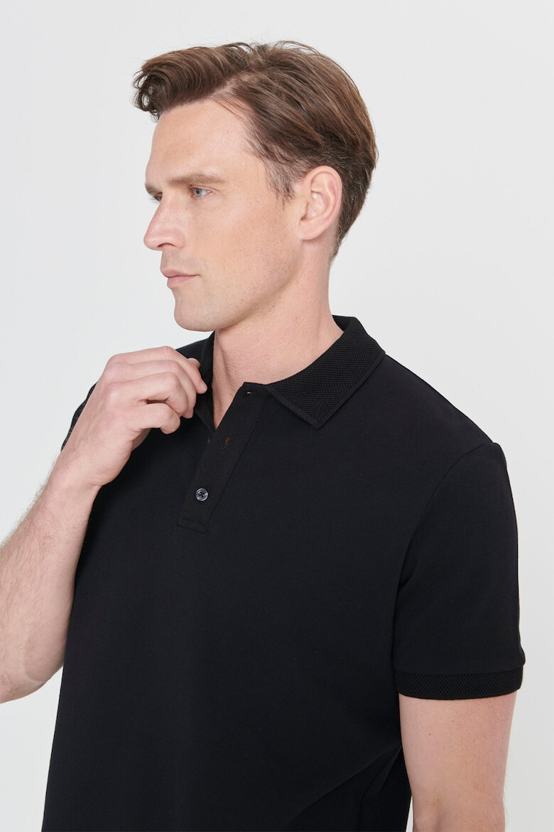 AC&Co Tricou polo slim fit de bumbac - Pled.ro