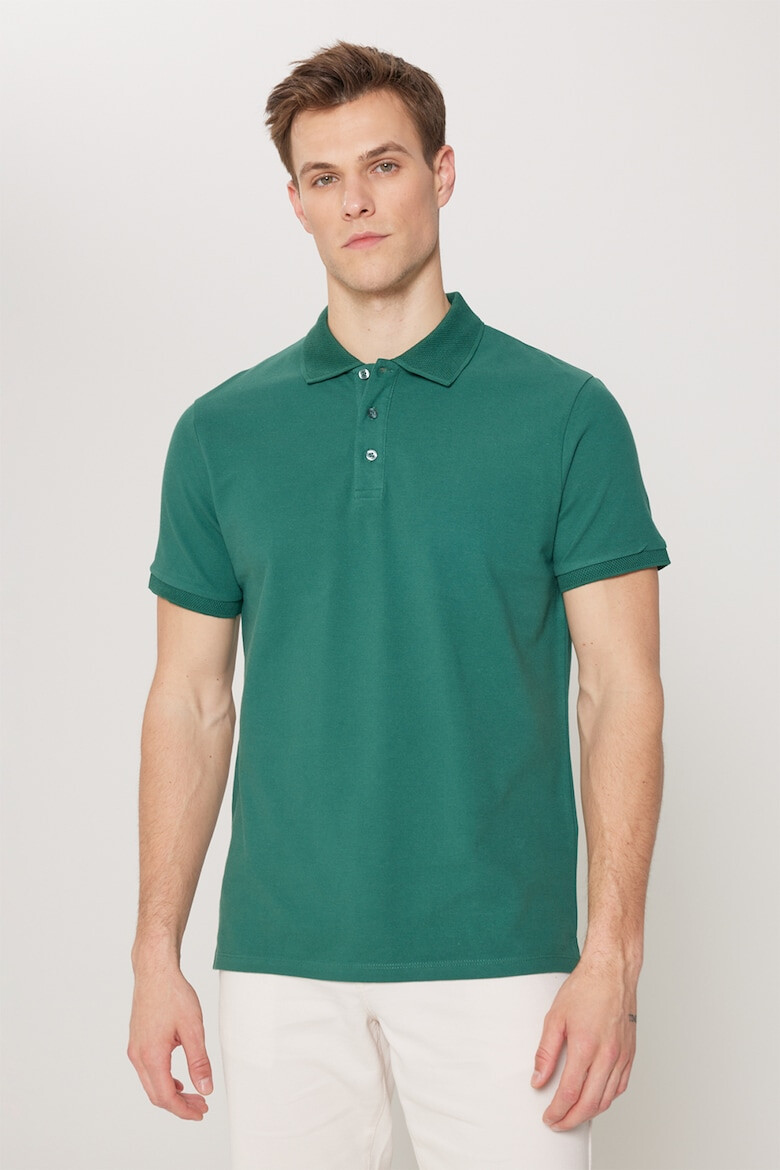 AC&Co Tricou polo slim fit de bumbac - Pled.ro