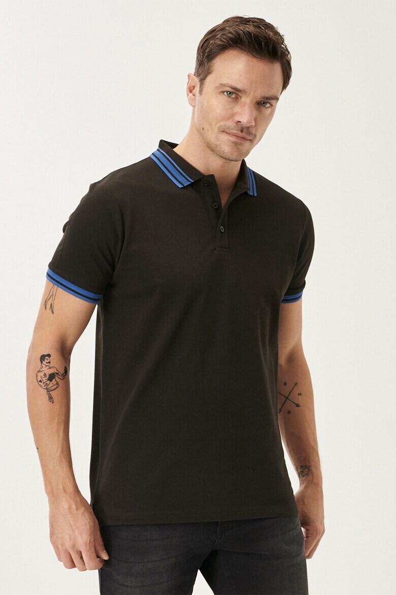 AC&Co Tricou polo slim fit de bumbac - Pled.ro