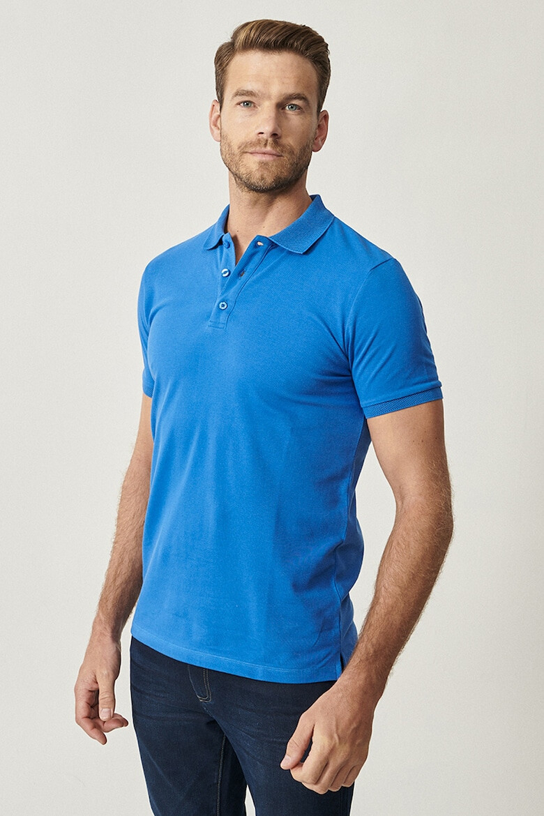 AC&Co Tricou polo slim fit de bumbac - Pled.ro