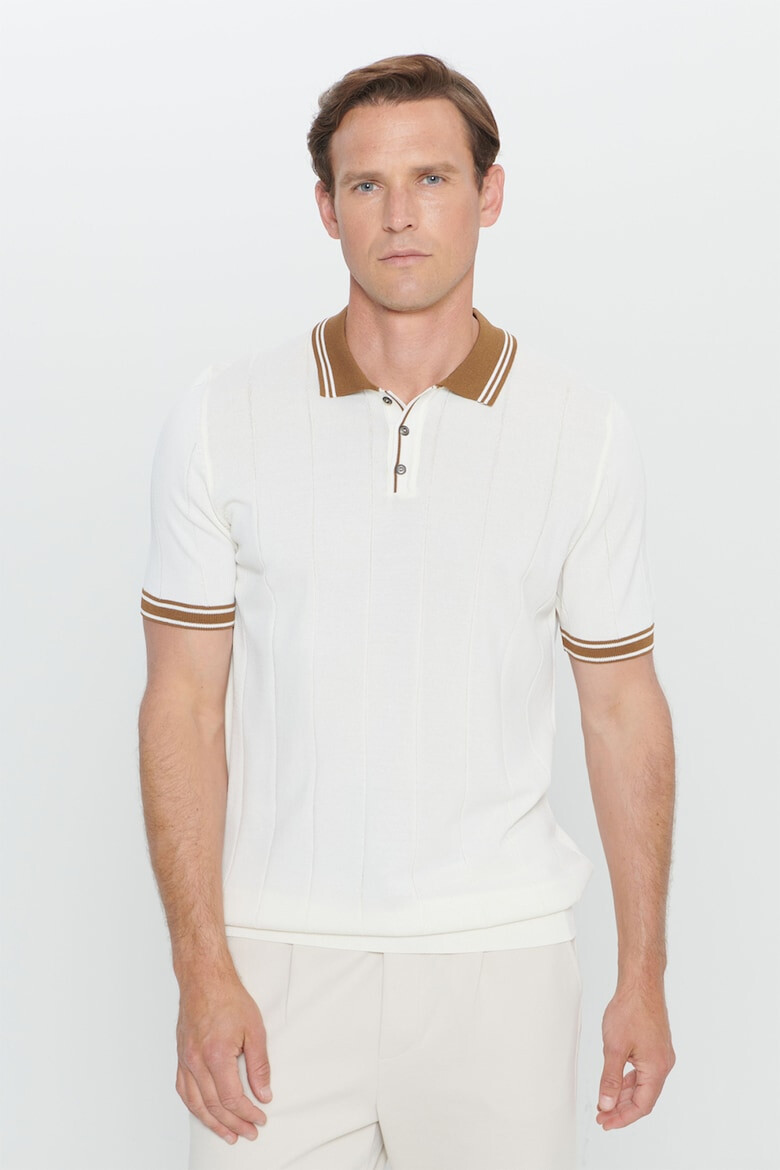 AC&Co Tricou polo tricotat - Pled.ro