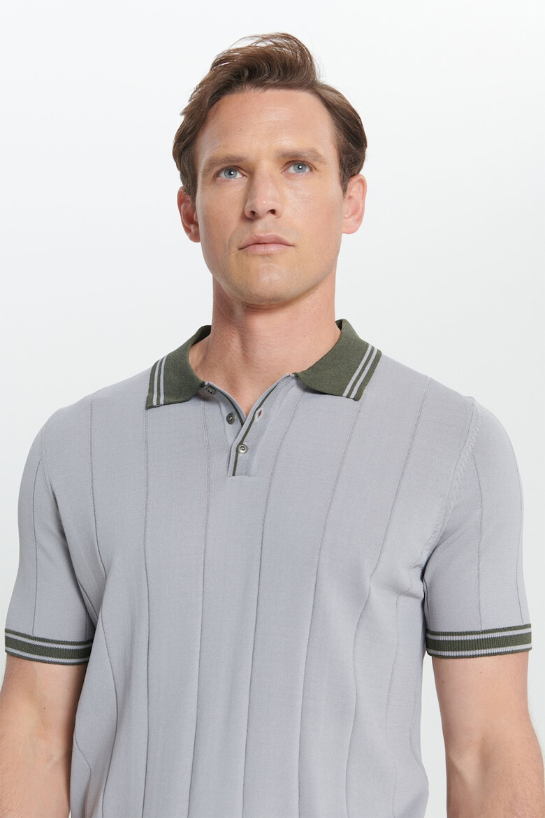 AC&Co Tricou polo tricotat - Pled.ro