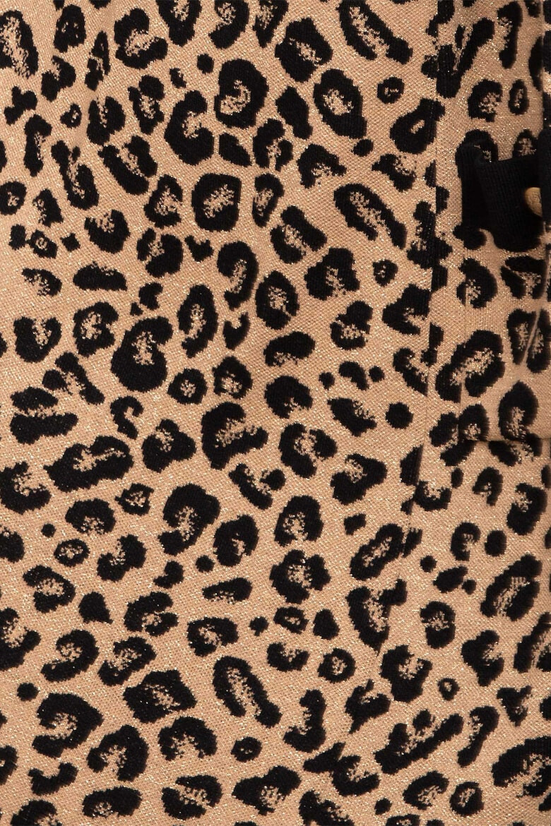 Acob à porter Cardigan cu animal print si prindere cu cordon - Pled.ro