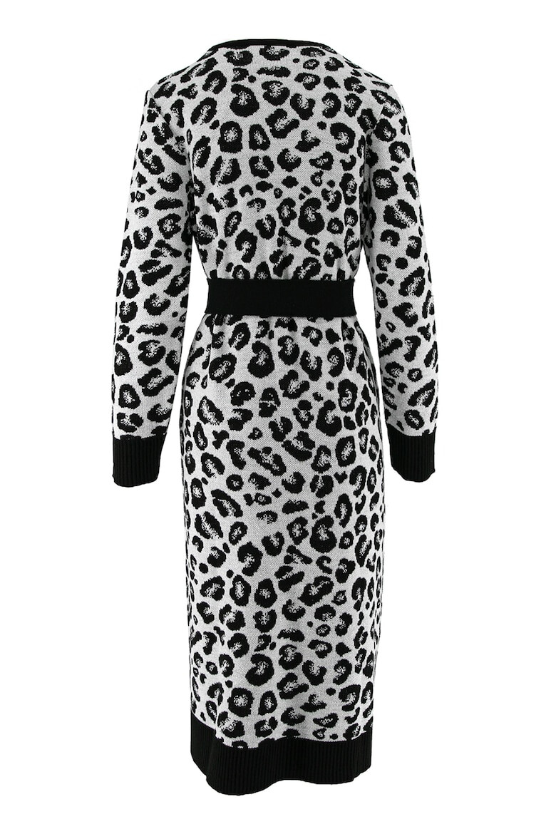 Acob à porter Cardigan lung cu animal print - Pled.ro