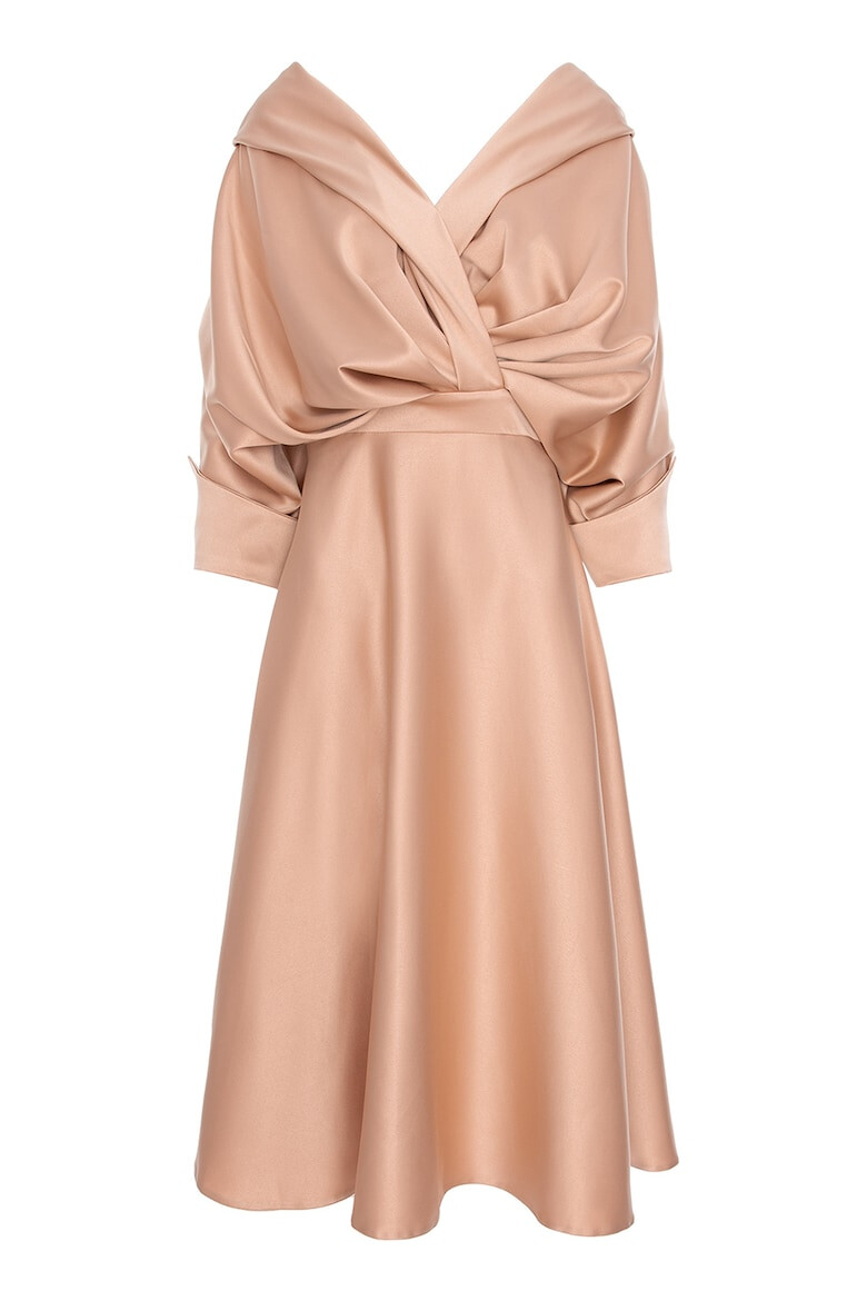 Acob à porter Rochie midi evazata de satin - Pled.ro