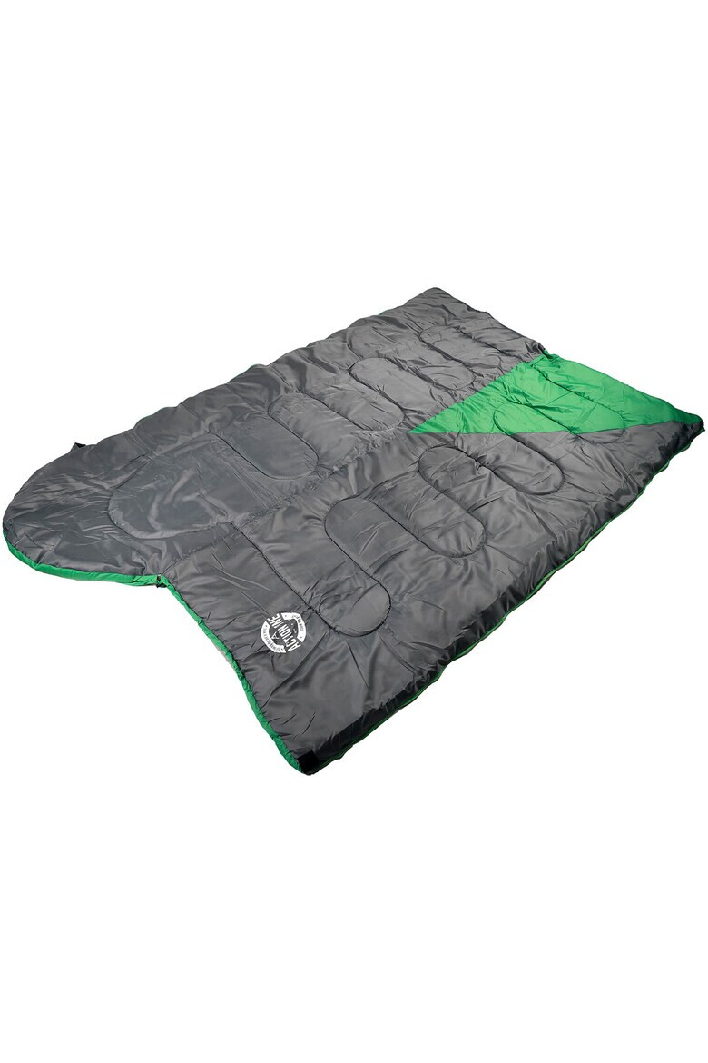 ActionOne Sac de dormit impermeabil Action One Verde/Gri (190+30) x 75 cm - Pled.ro