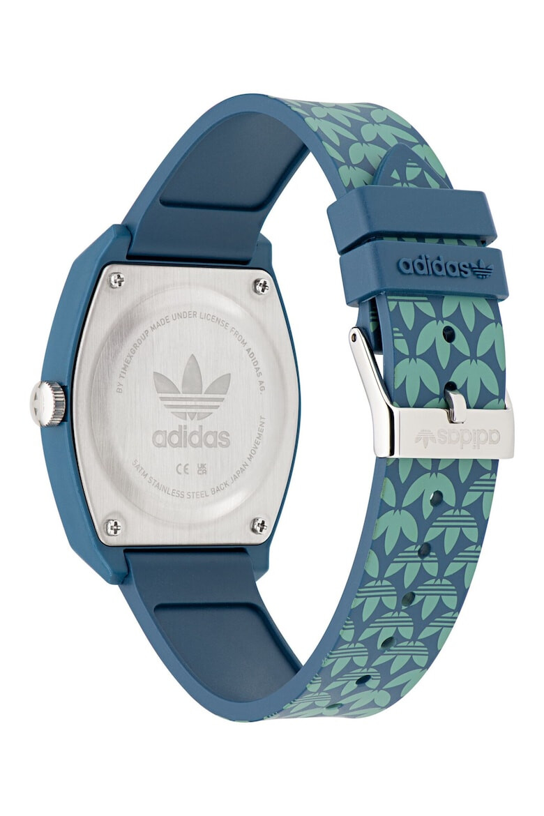 adidas Ceas unisex PROJECT TWO GRFX albastru mecanism quartz rezistenta la apa 5 ATM 38x10mm - Pled.ro