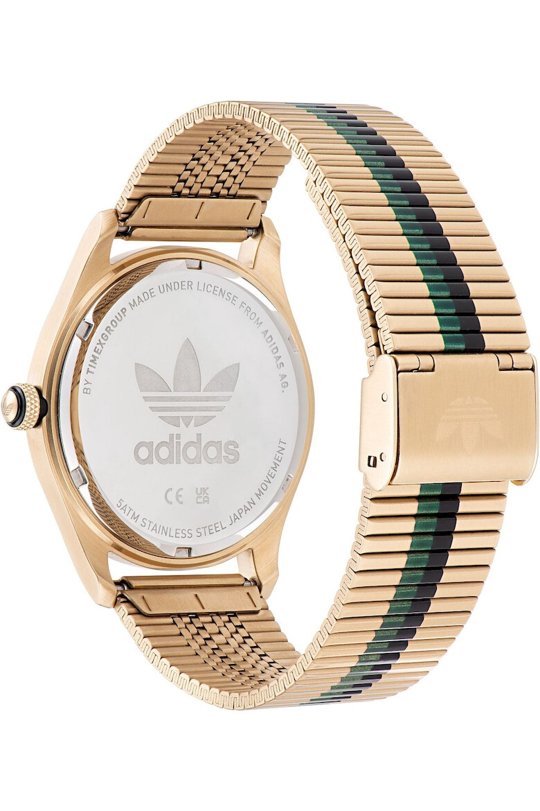 adidas Originals Ceas Style Code Four AOSY22526 unisex negru-verde otel auriu 50m rezistent la apa - Pled.ro