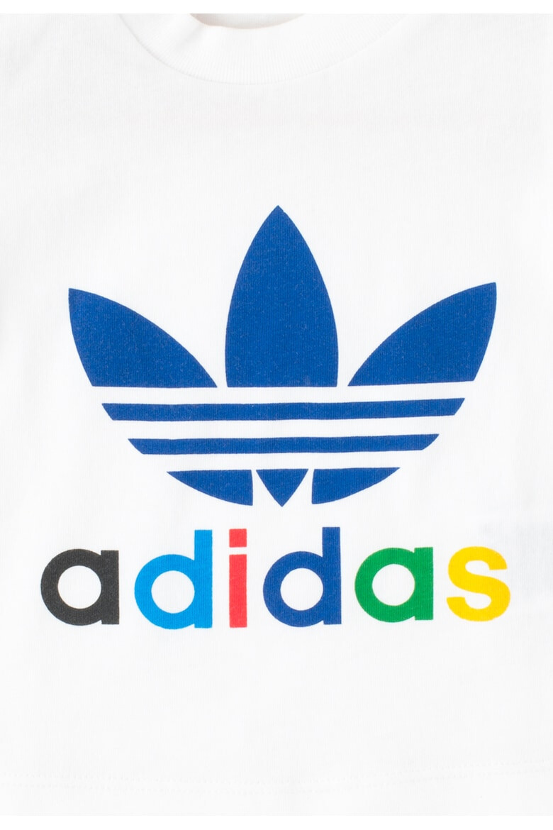 adidas Originals Tricou alb cu imprimeu logo - Pled.ro