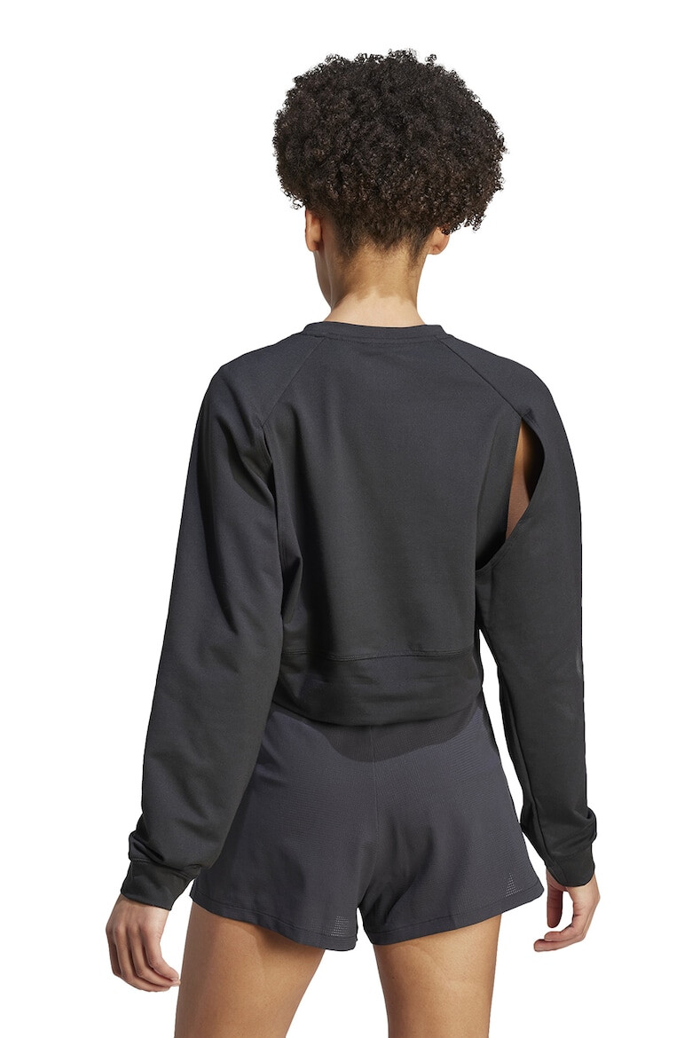 adidas Performance Bluza crop cu decupaje pentru fitness Power Cover Up - Pled.ro