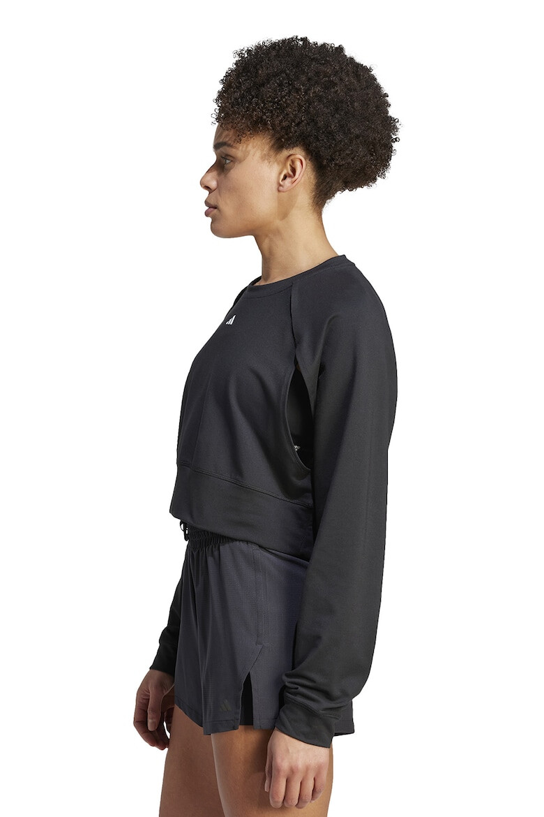 adidas Performance Bluza crop cu decupaje pentru fitness Power Cover Up - Pled.ro