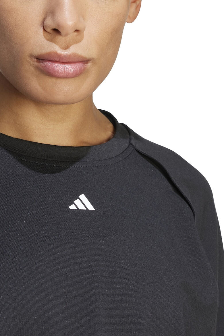 adidas Performance Bluza crop cu decupaje pentru fitness Power Cover Up - Pled.ro