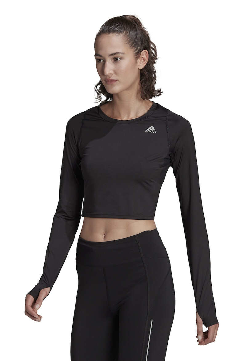 adidas Performance Bluza crop pentru alergare Fast - Pled.ro