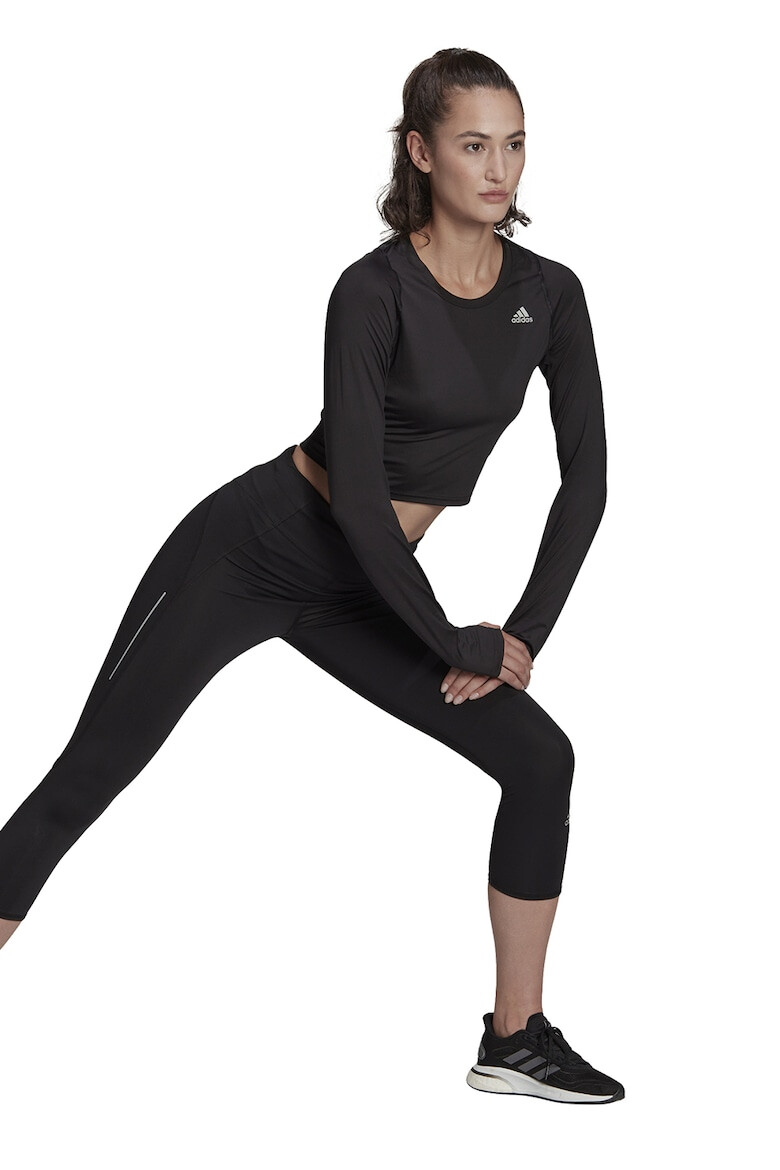 adidas Performance Bluza crop pentru alergare Fast - Pled.ro