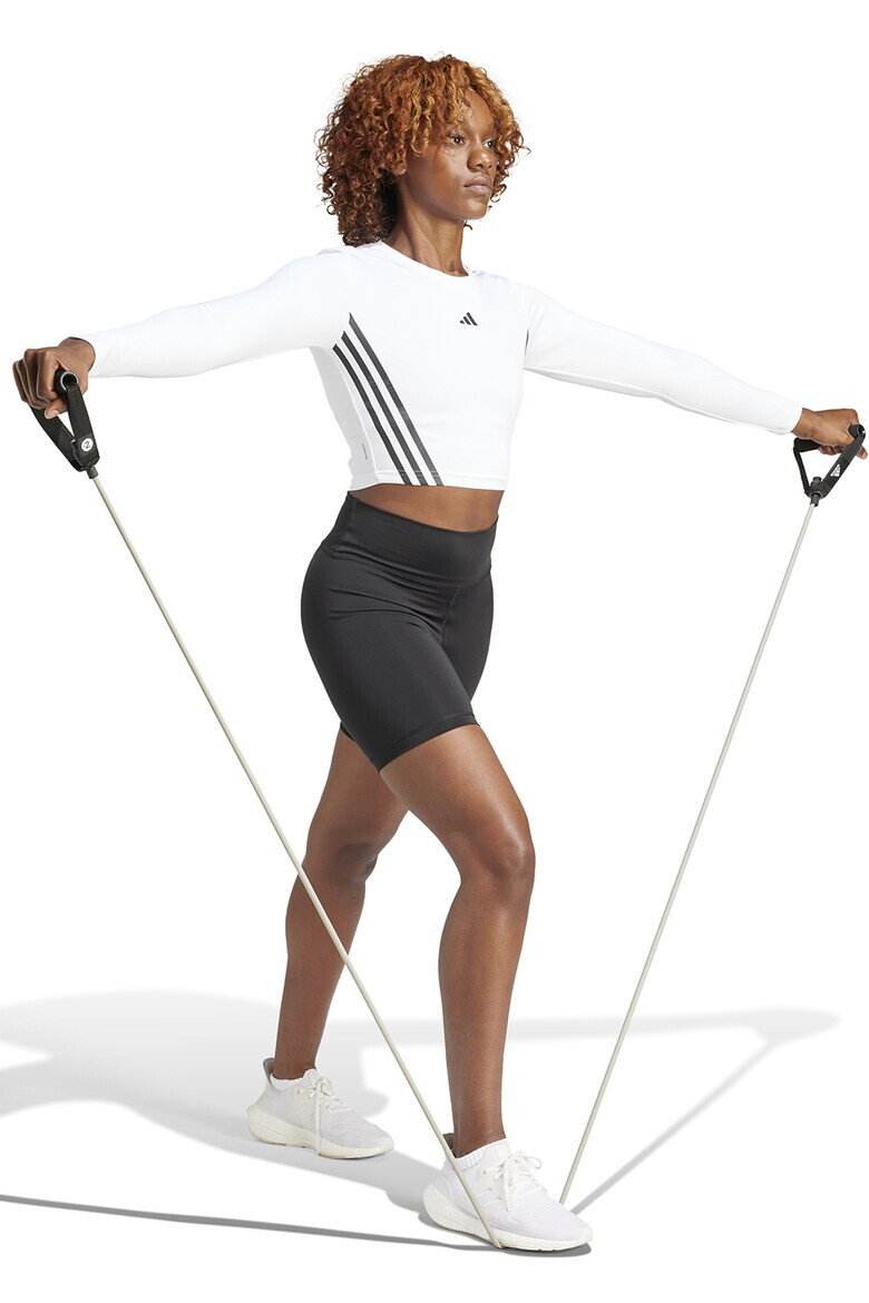 adidas Performance Bluza crop pentru antrenament Hyperglam - Pled.ro