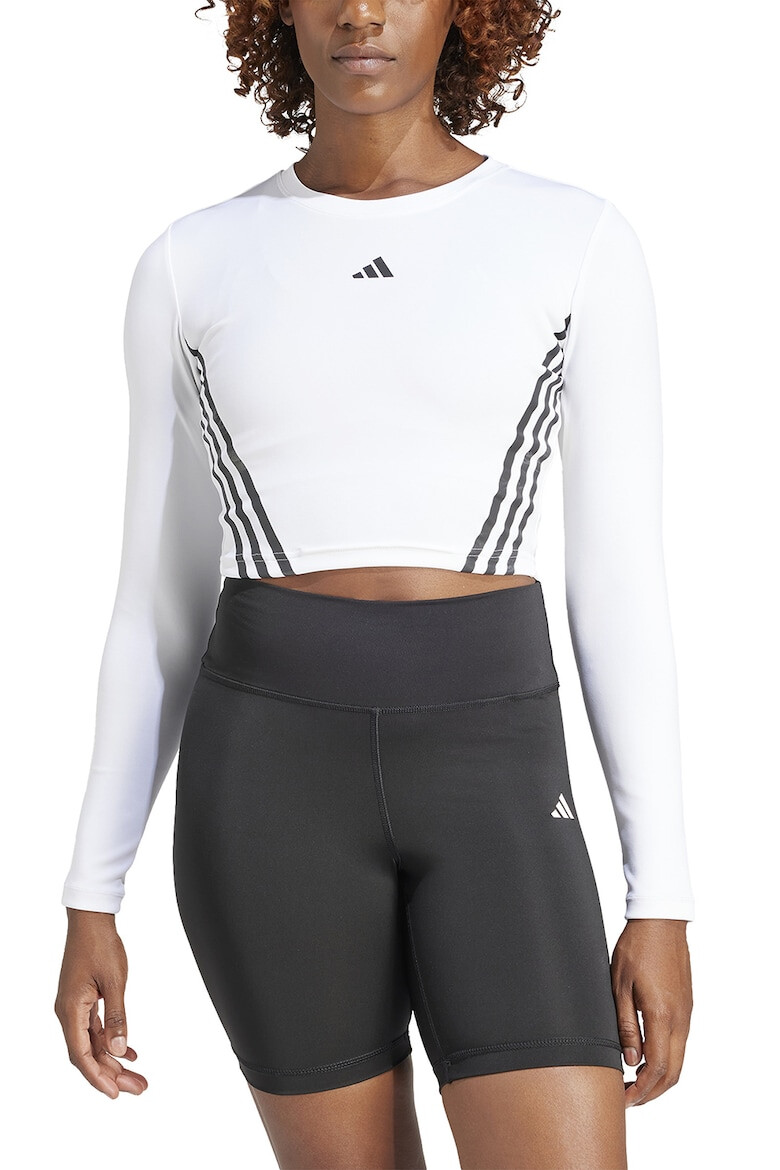 adidas Performance Bluza crop pentru antrenament Hyperglam - Pled.ro